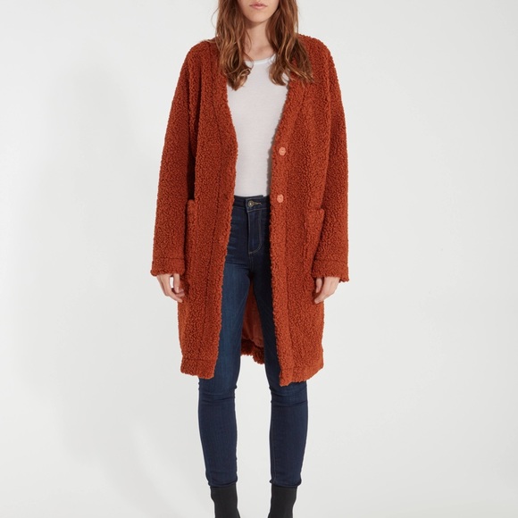 NWT Fauna Coat Rust ASTR The Label $188 Nordstrom - Picture 2 of 14